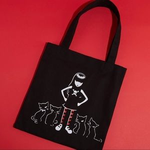 Dolls Kill x Emily The Strange
TOGETHER PURREVER PRINTED TOTE BAG
